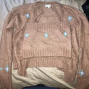 Cardigan with matching tank top size m